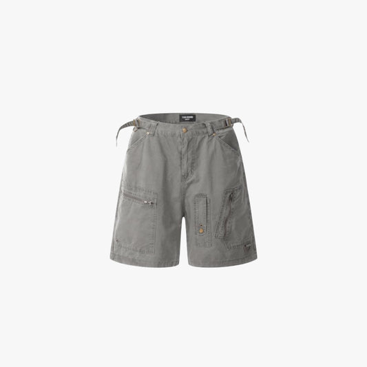 Grey cargo shorts