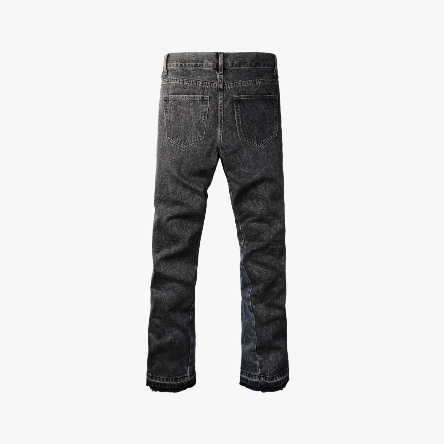 Flare jeans - washed black