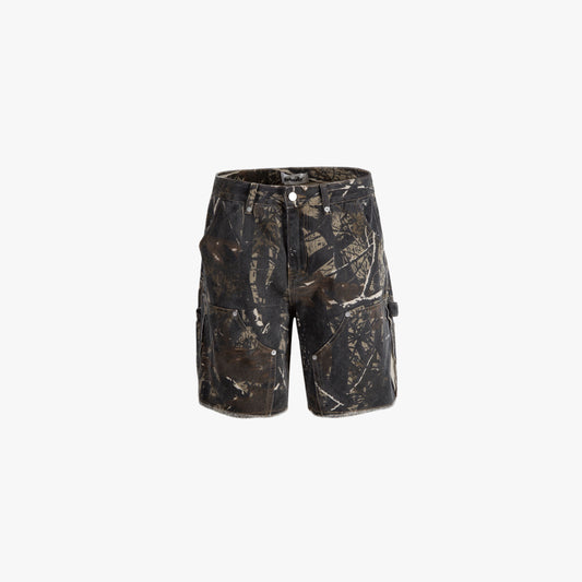 Camo tree carpenter shorts