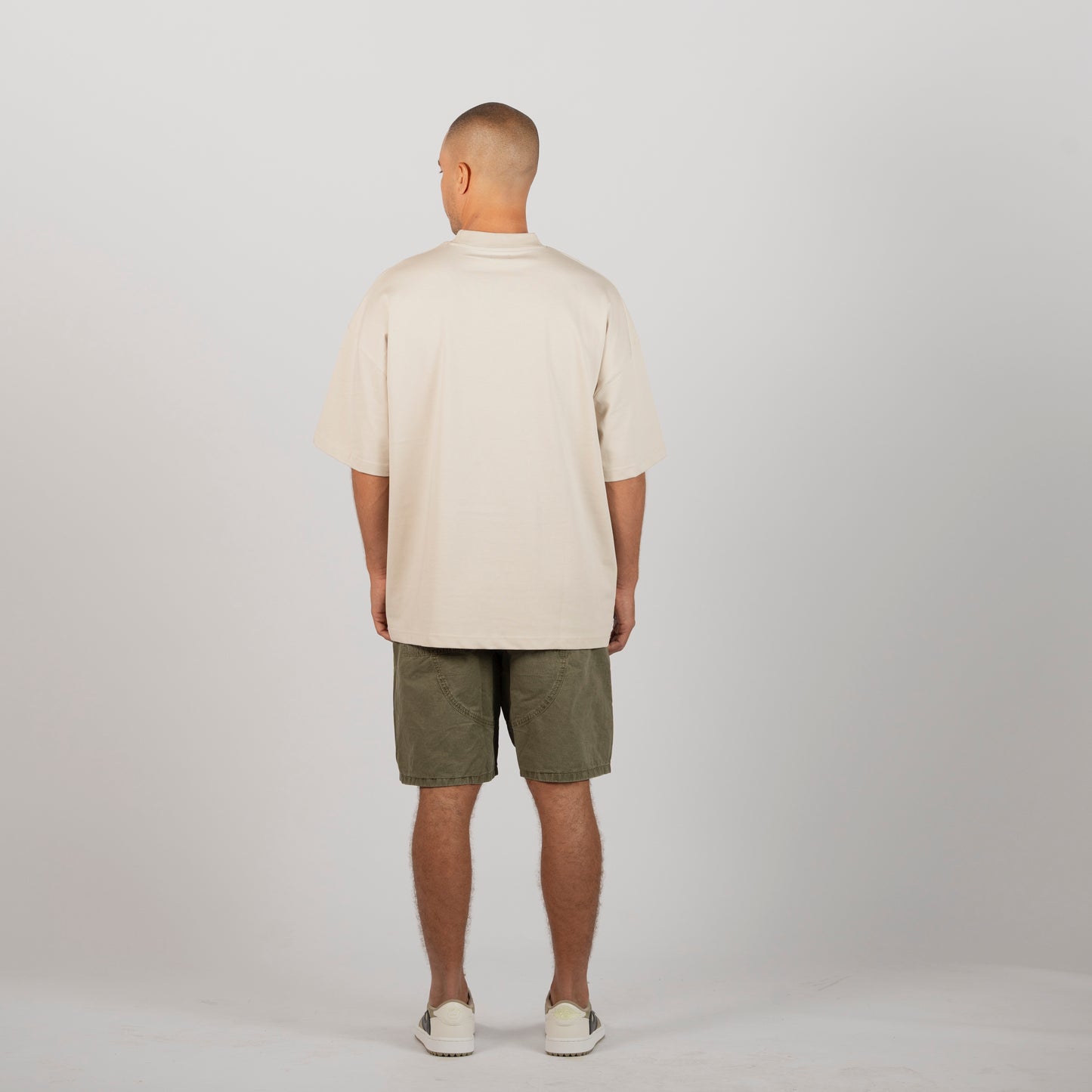 Olive cargo shorts