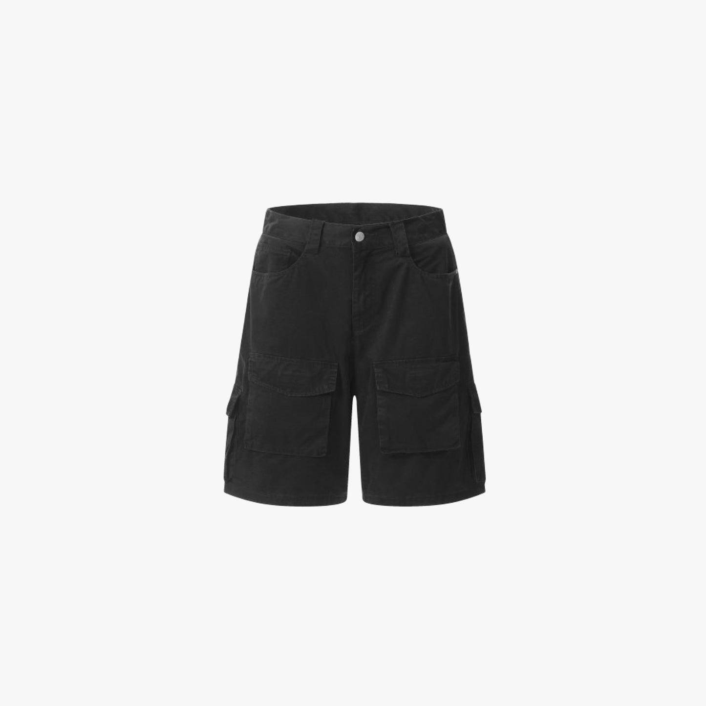 Black cargo shorts